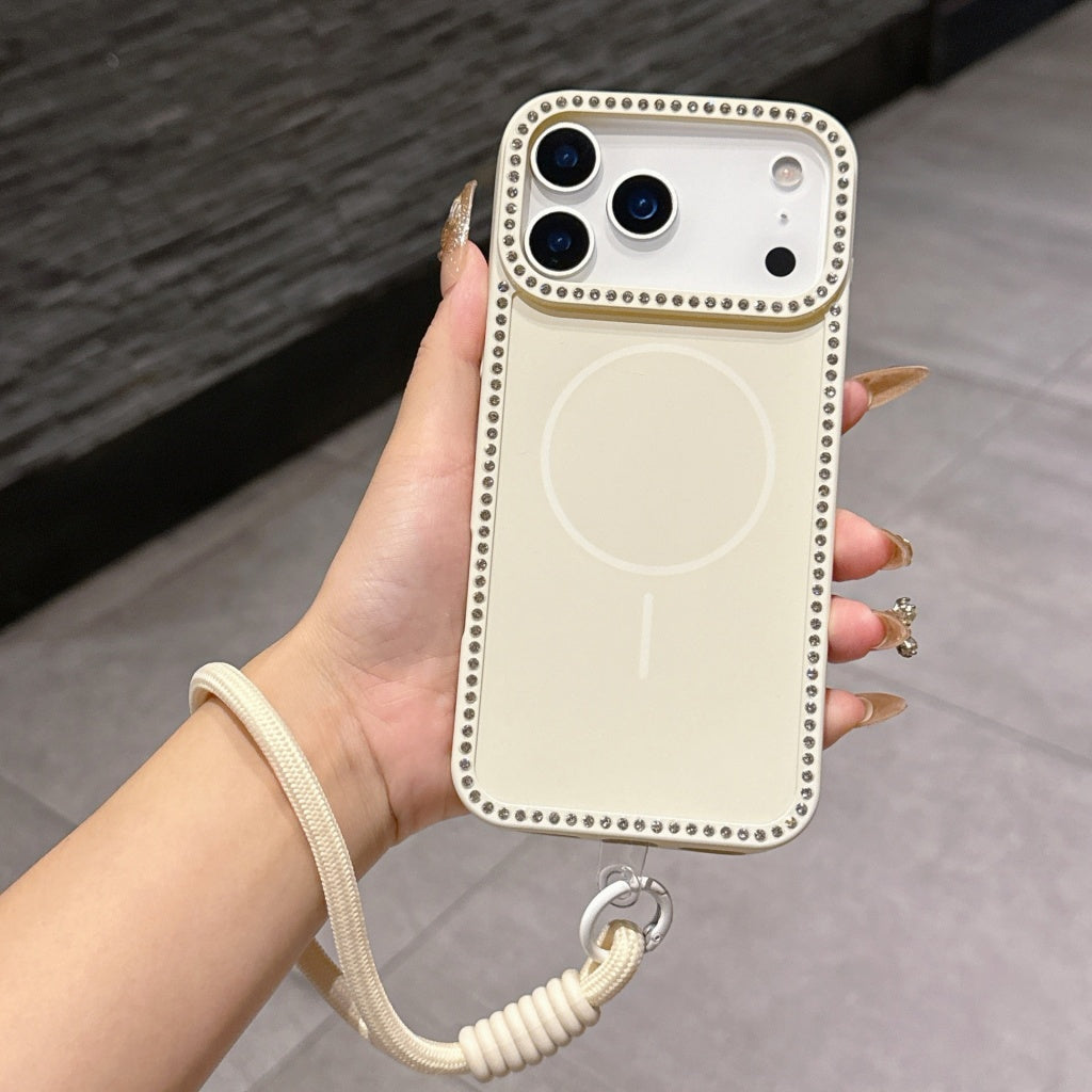 Luxury Bling Phone Cover with Strap
