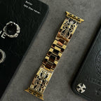 Retro Chrome Hearts Metal Apple Watch Band