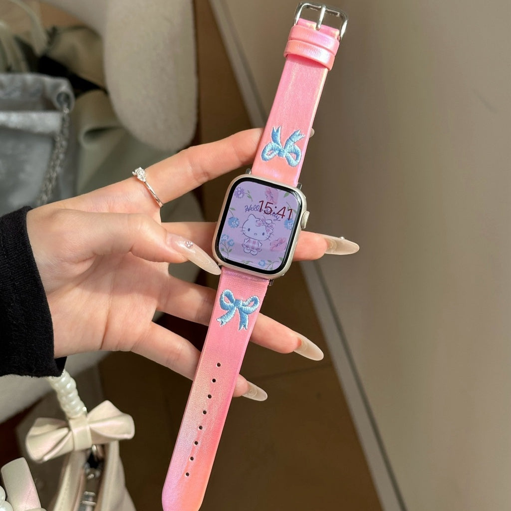 Cute Bowknot Apple Watch Strap