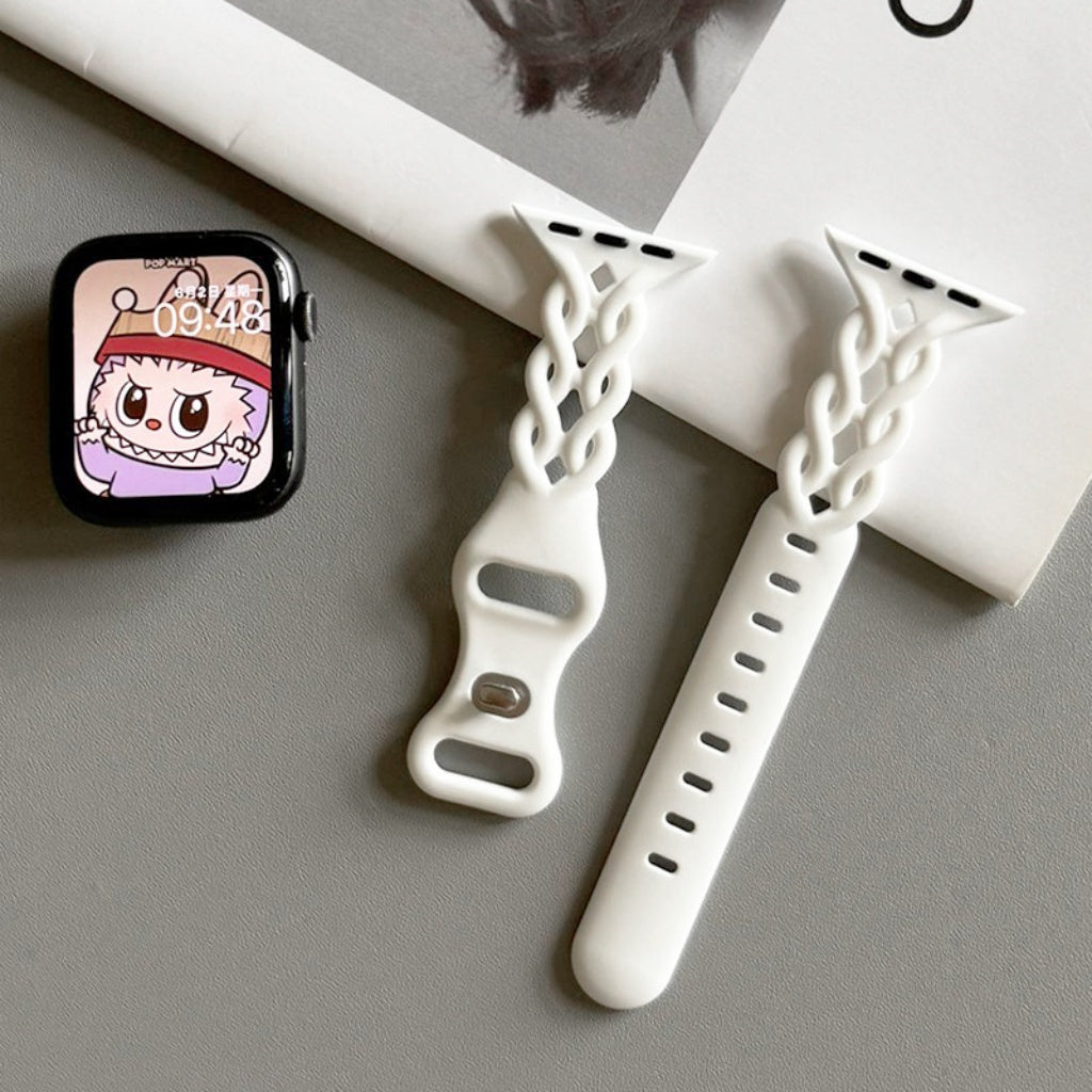 Braid Silicone Apple Watch Band