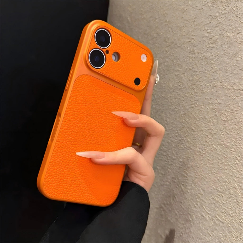 Leather-Trimmed Premium Case For Iphone