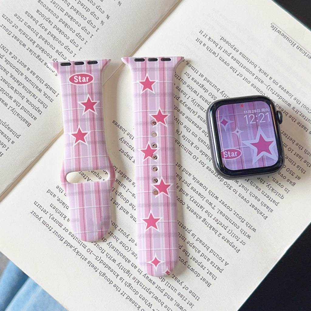 Star Silicone Apple Watch Band