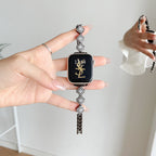 Crystal Metal Apple Watch Band