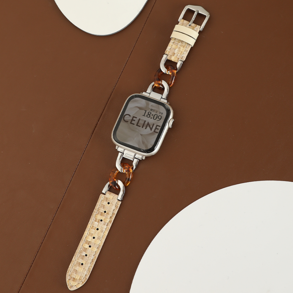 Woven Leather Apple Watch Band