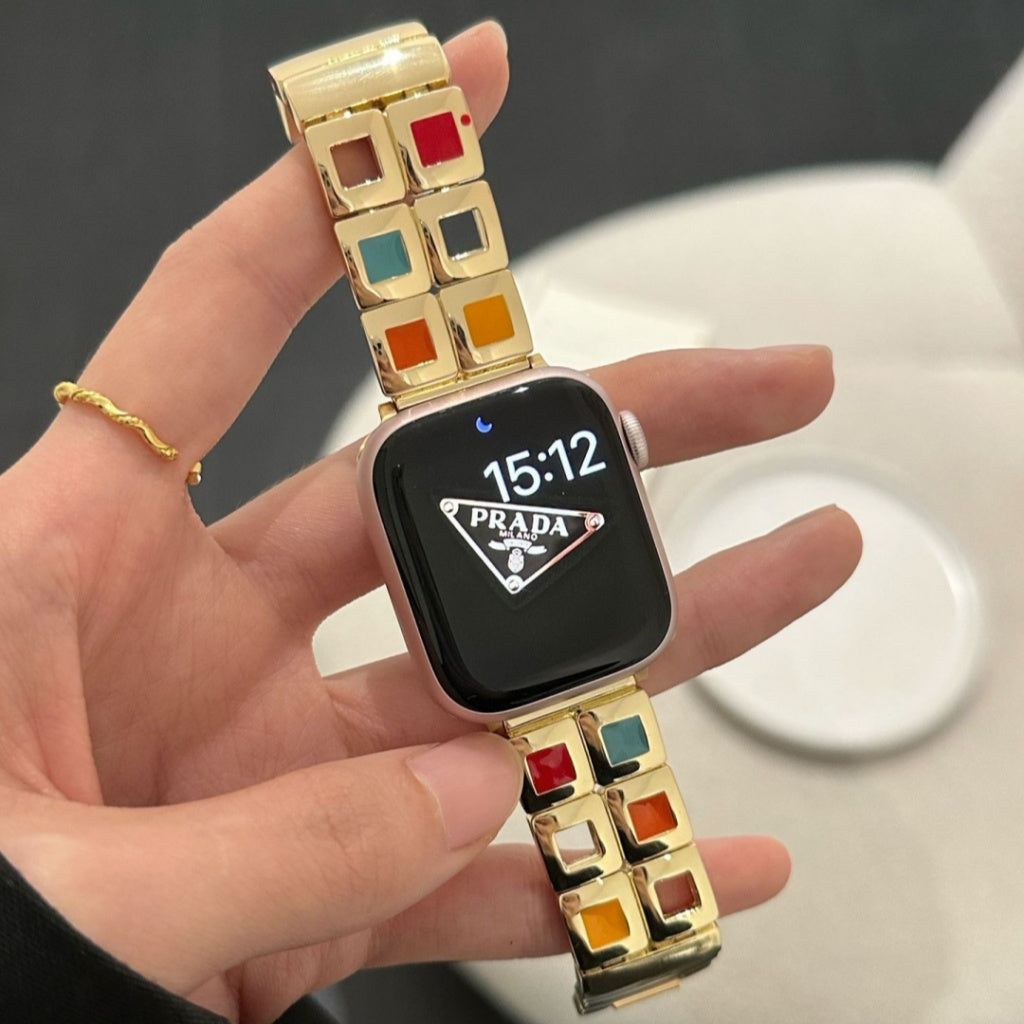 Candy Square Stainless Steel Strap