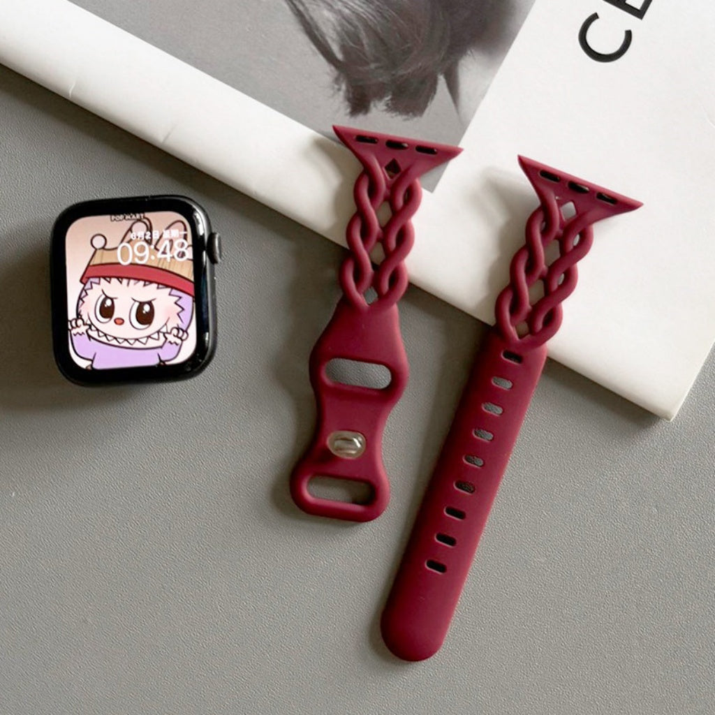 Braid Silicone Apple Watch Band