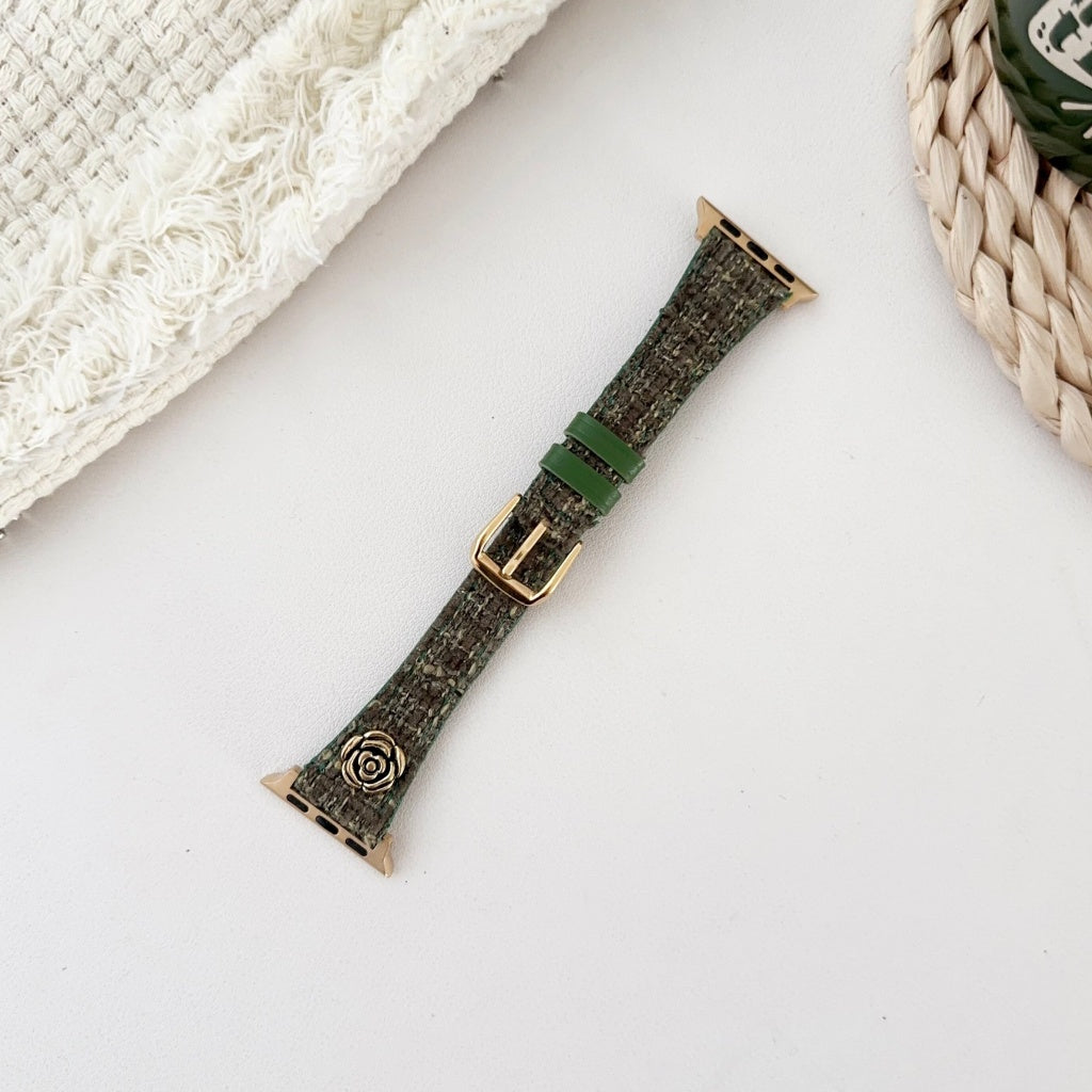 Rosalie Tweed Rose Band for Apple Watch