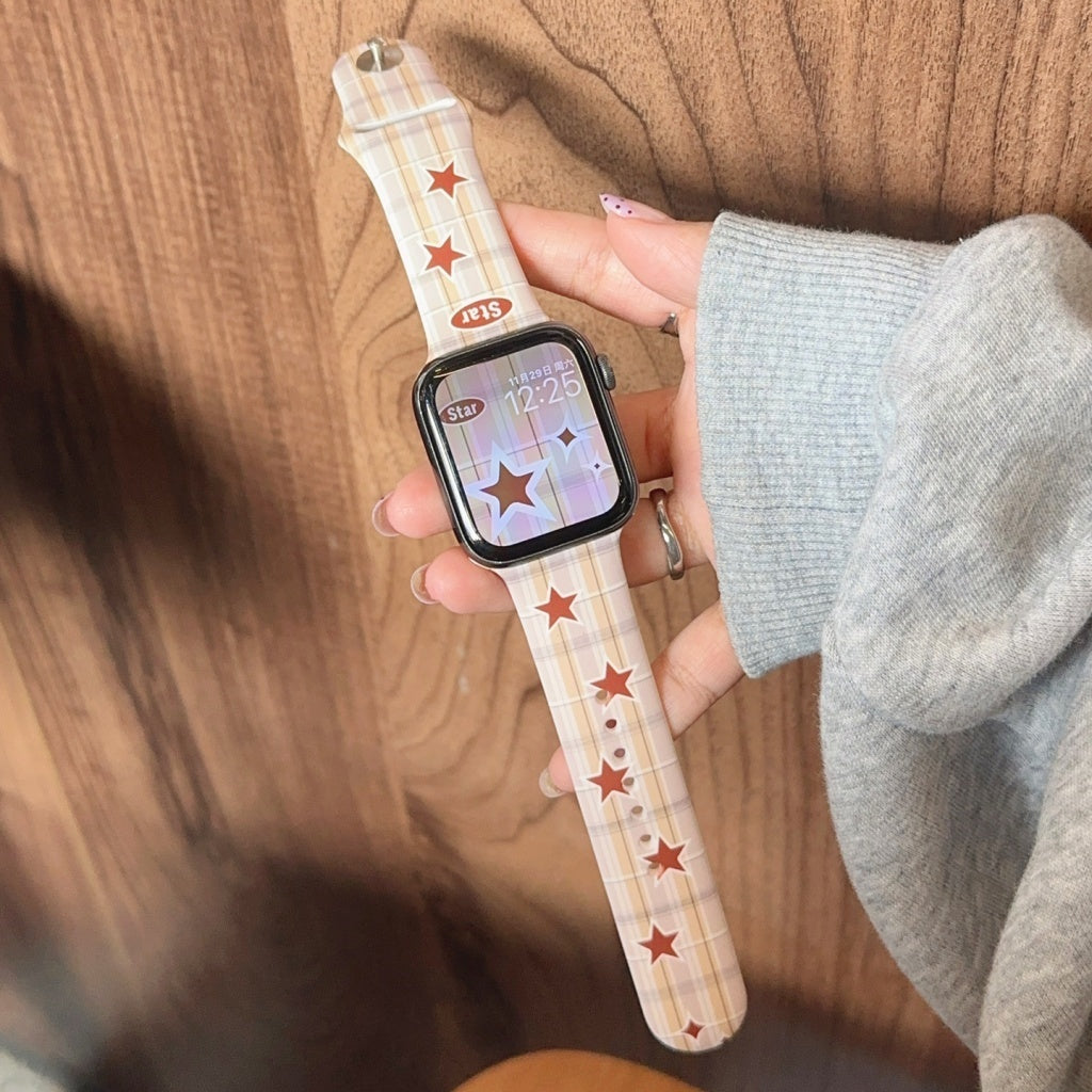 Star Silicone Apple Watch Band