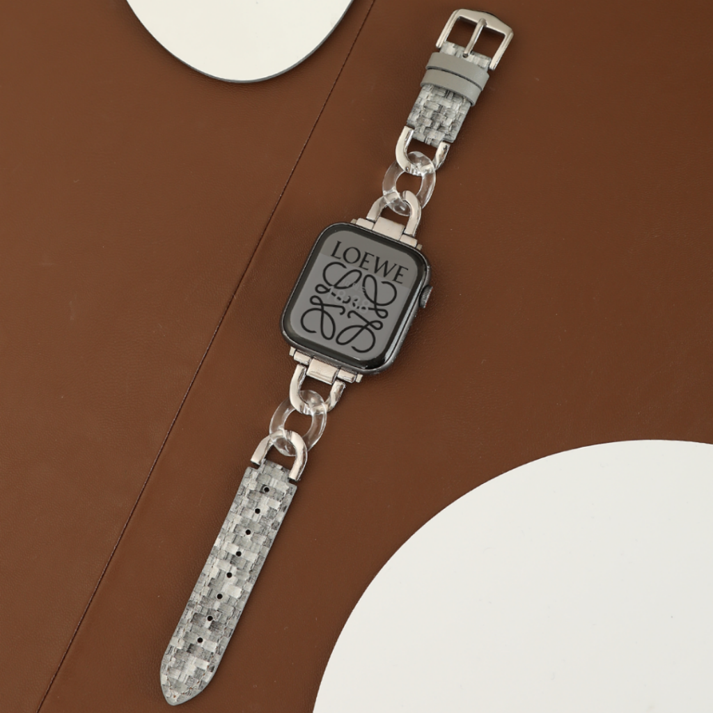 Woven Leather Apple Watch Band