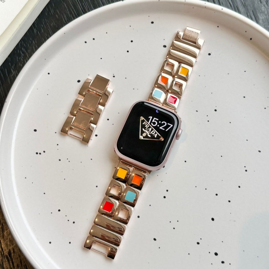 Candy Square Stainless Steel Strap