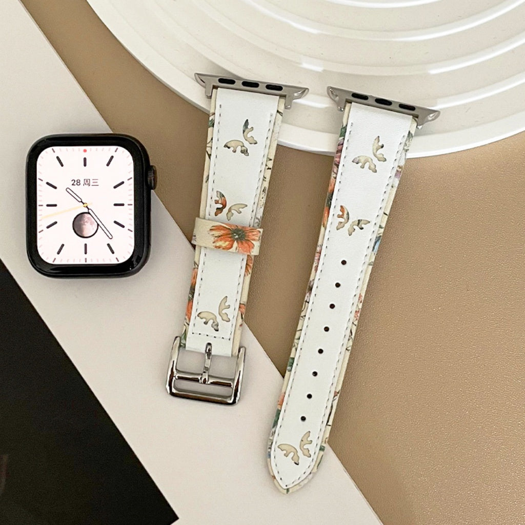 Elegant Butterfly Leather Strap