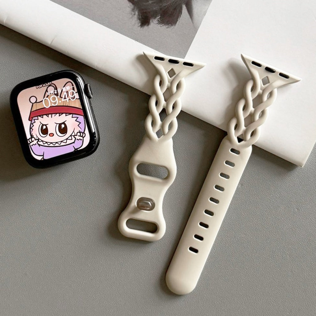 Braid Silicone Apple Watch Band