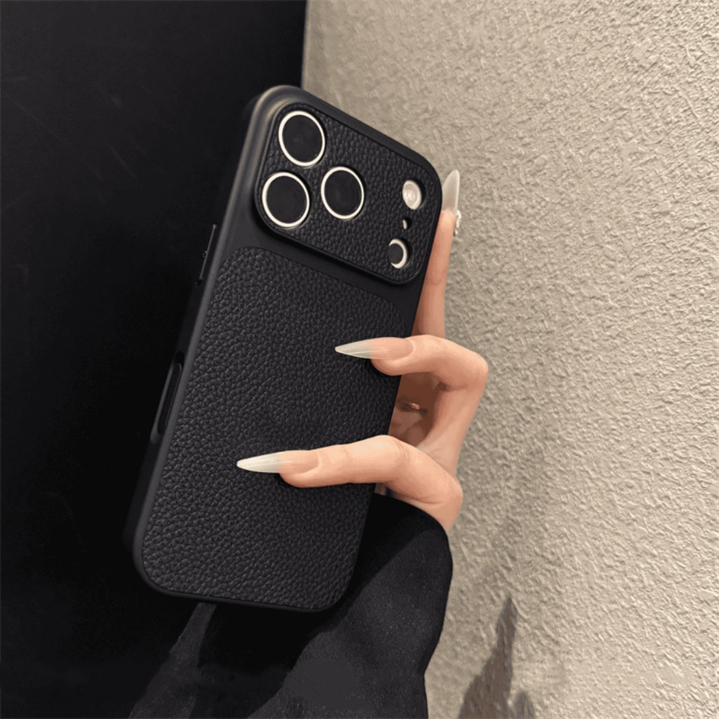Leather-Trimmed Premium Case For Iphone