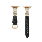 Evelina Jewelry Leather Band For Apple Watch