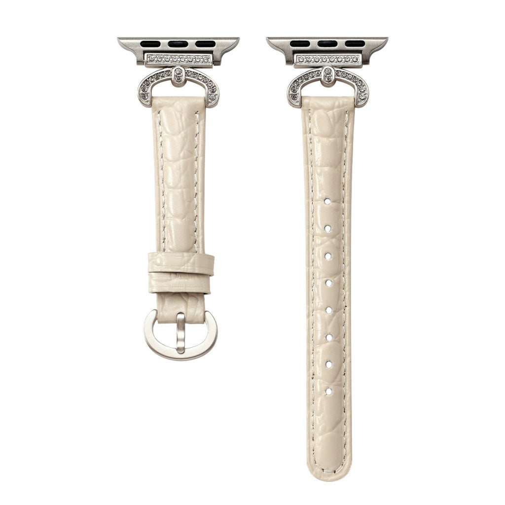 Regina Crystal Leather Band for Apple Watch