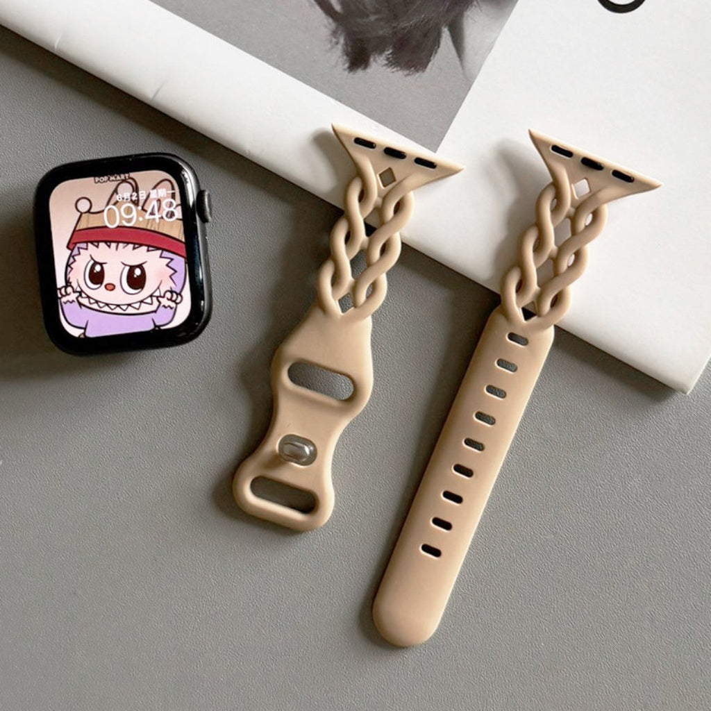 Braid Silicone Apple Watch Band