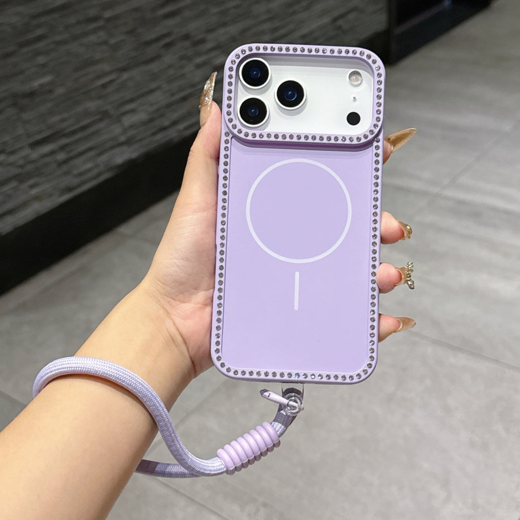 Luxury Bling Phone Cover with Strap