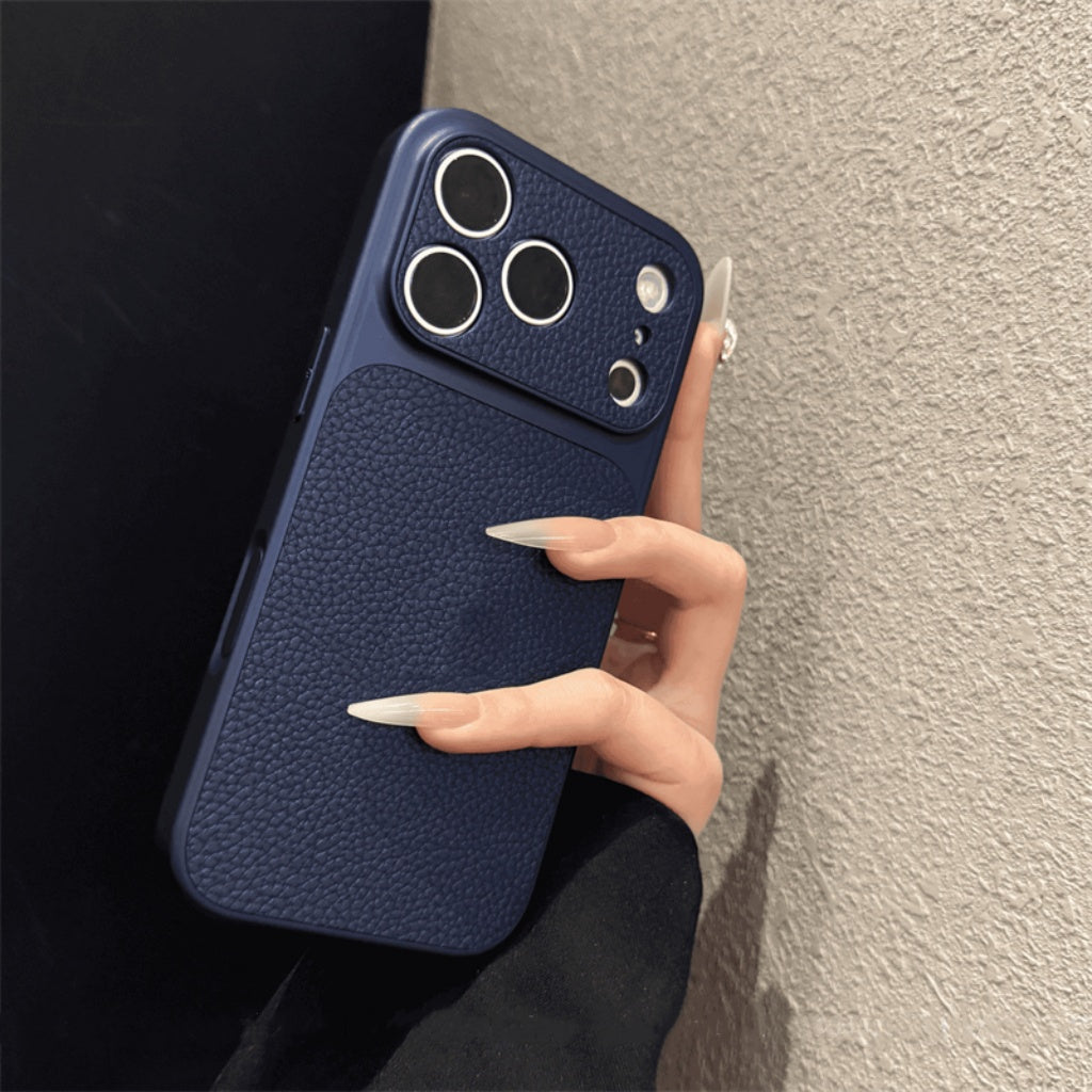 Leather-Trimmed Premium Case For Iphone