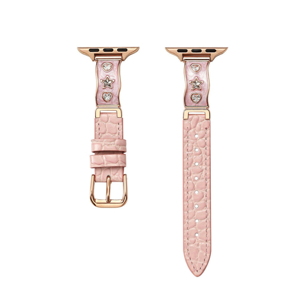 Evelina Jewelry Leather Band For Apple Watch
