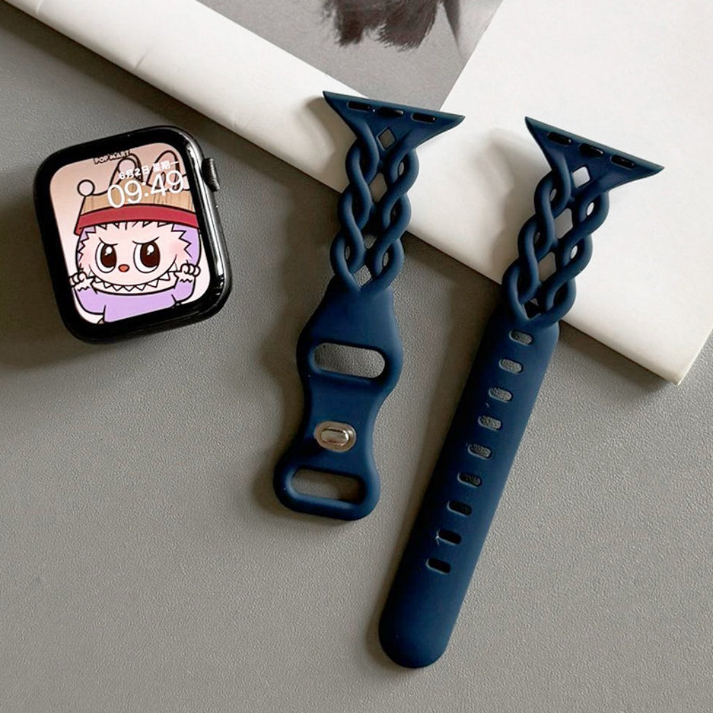 Braid Silicone Apple Watch Band