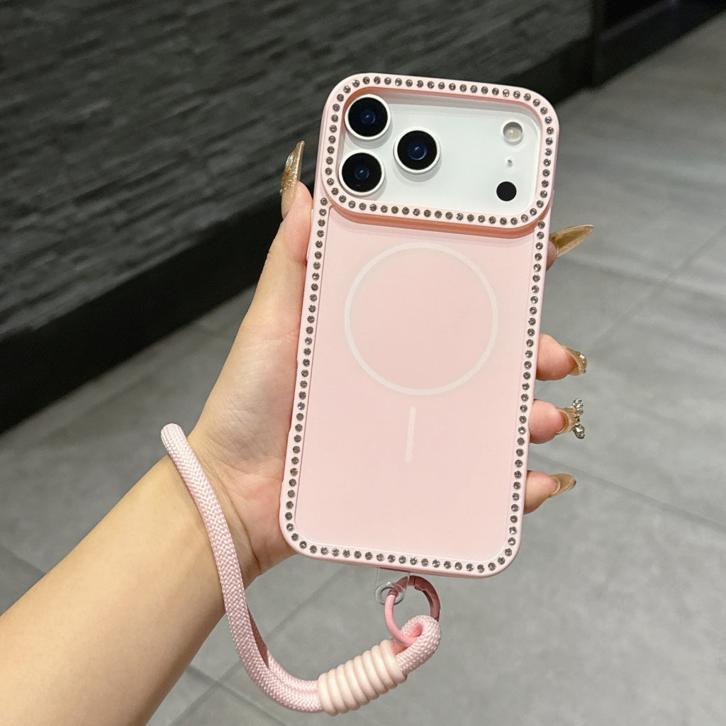 Luxury Bling Phone Cover with Strap