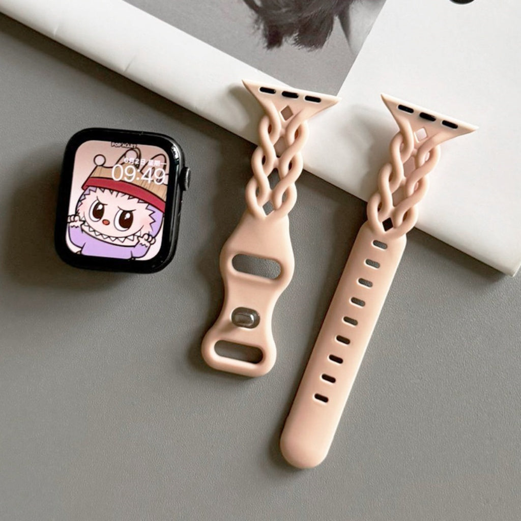 Braid Silicone Apple Watch Band