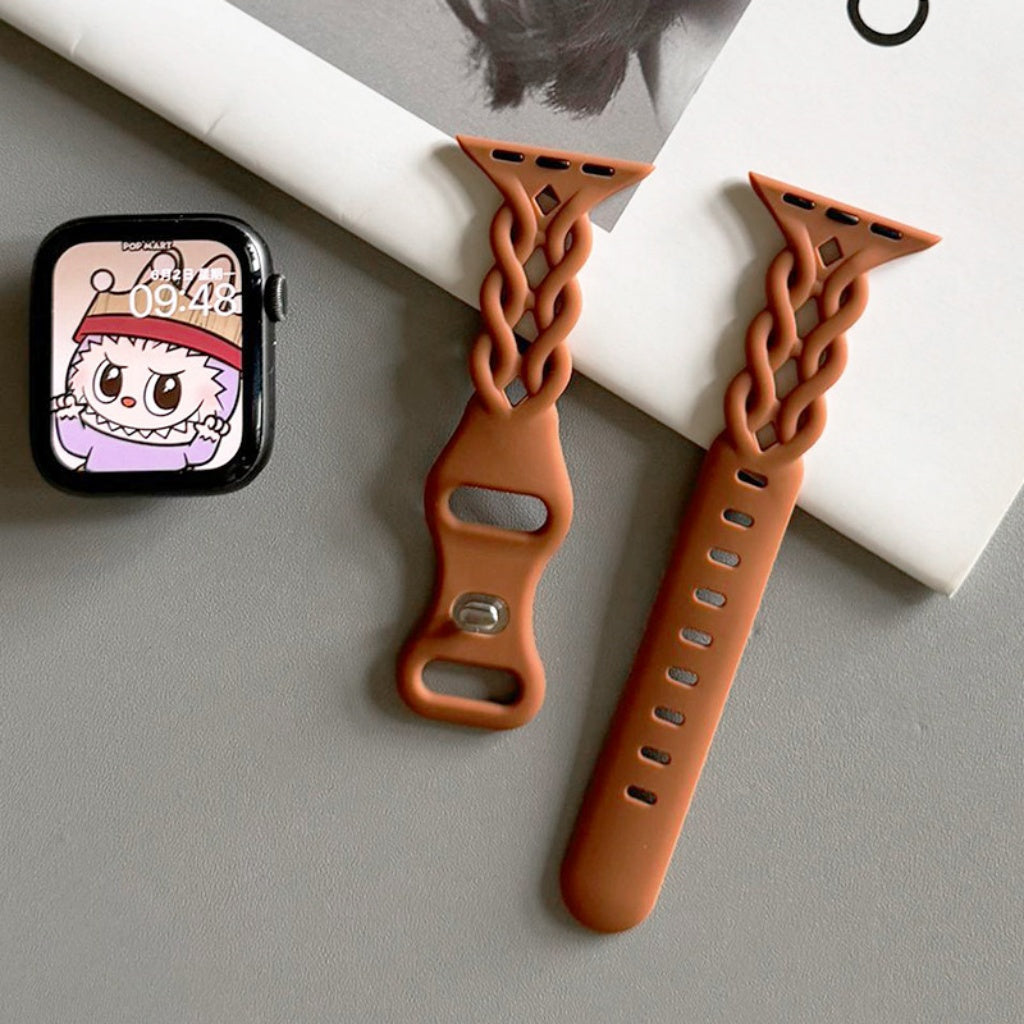 Braid Silicone Apple Watch Band