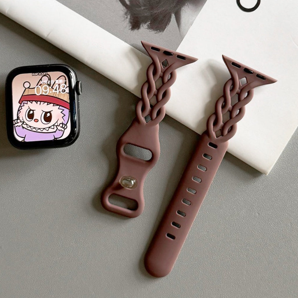 Braid Silicone Apple Watch Band