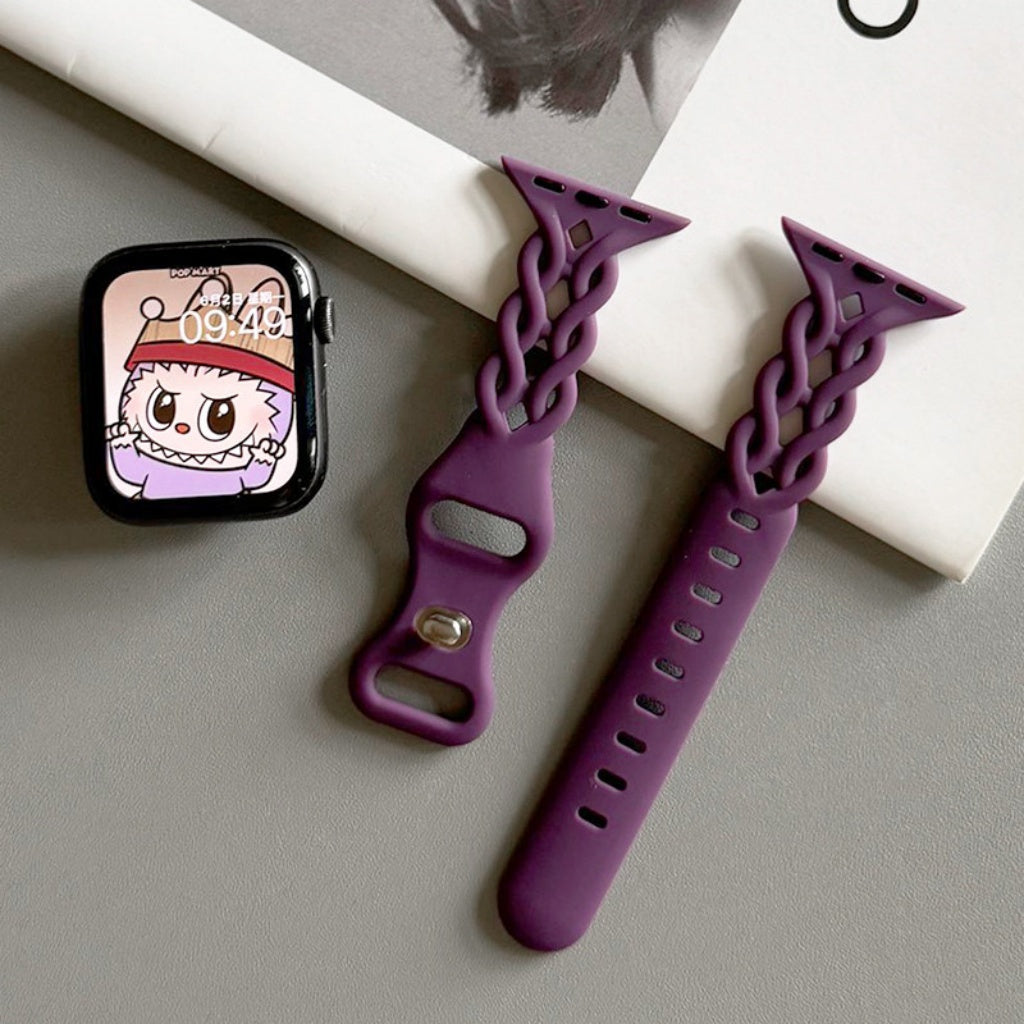 Braid Silicone Apple Watch Band