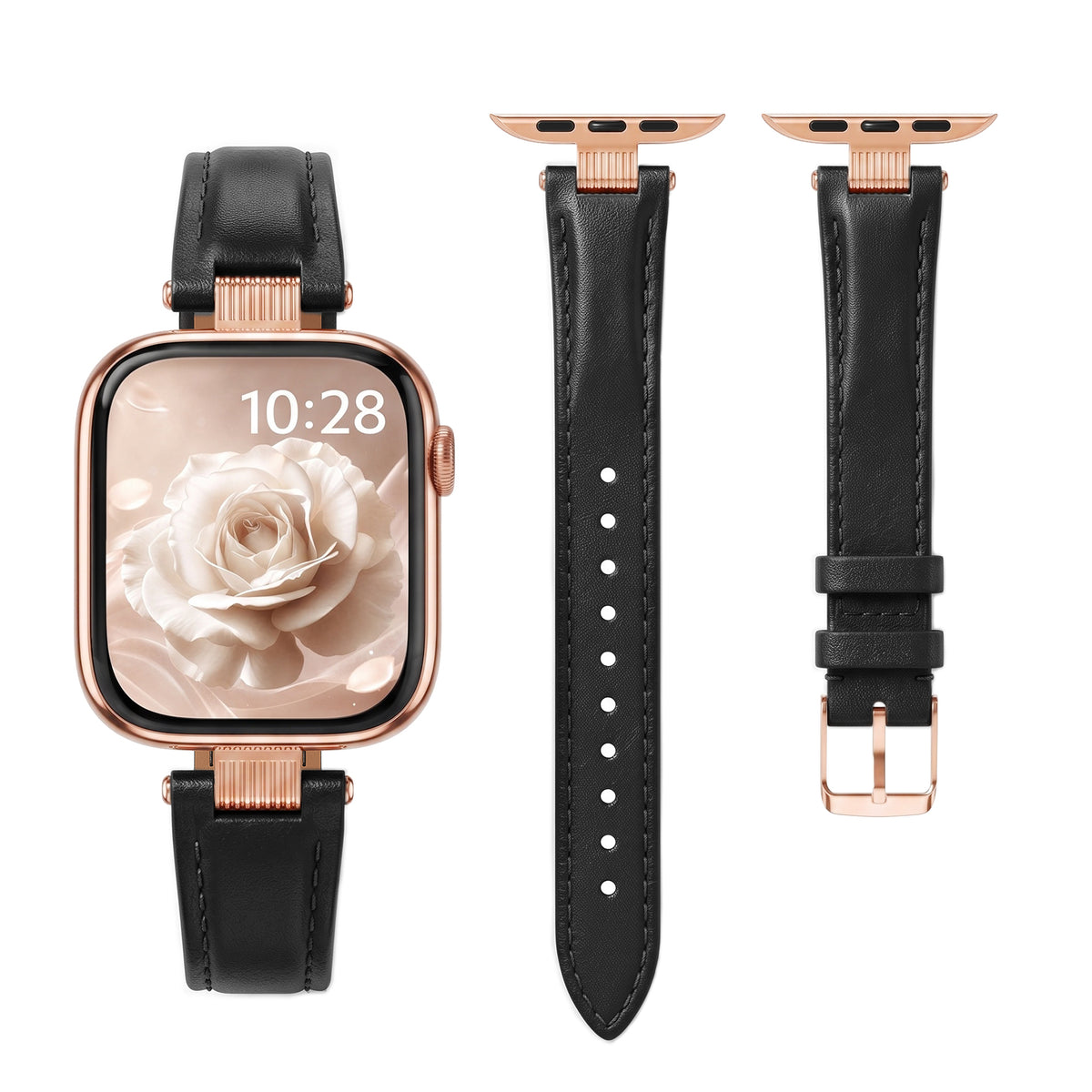 Cavelle Leather Band For Apple Watch