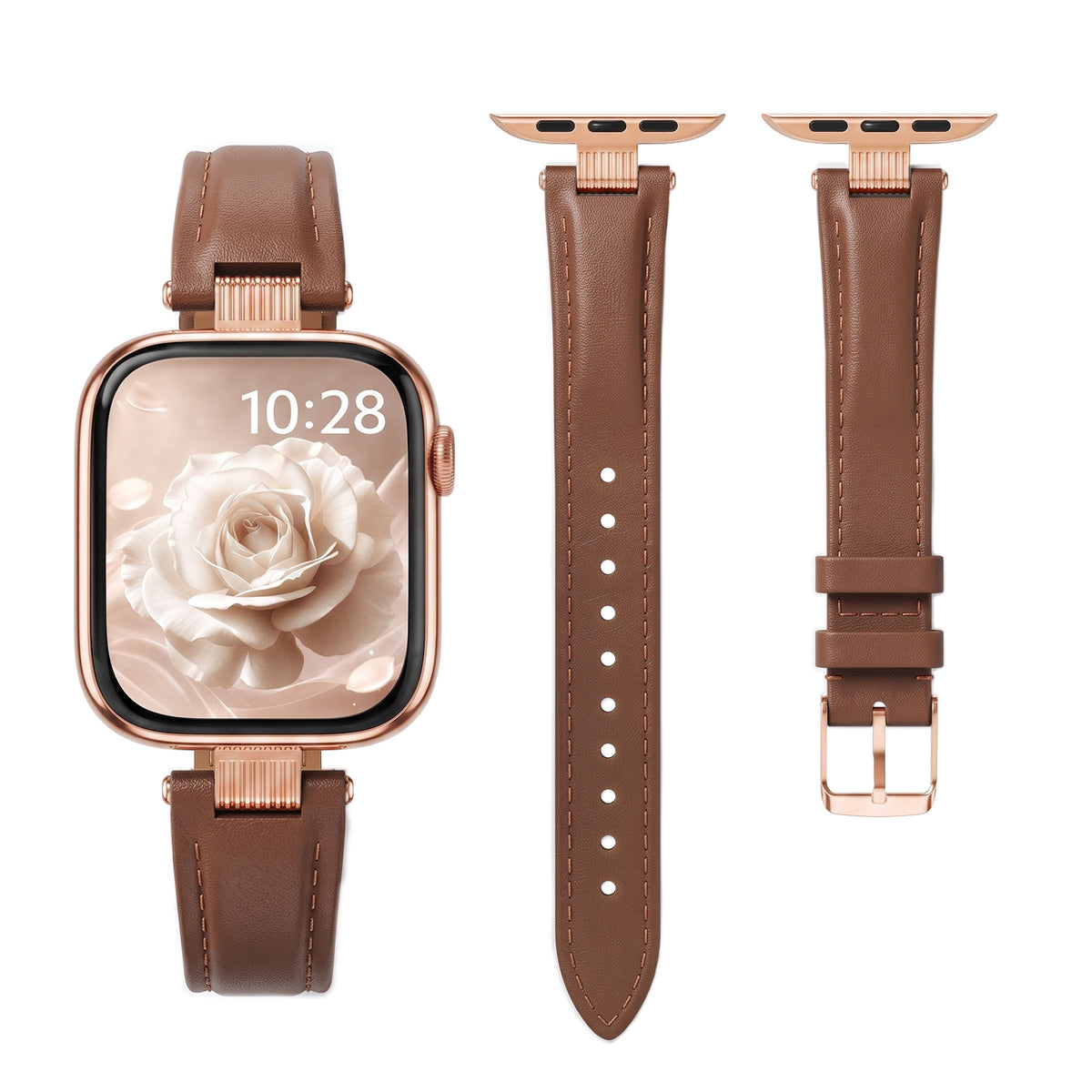 Cavelle Leather Band For Apple Watch