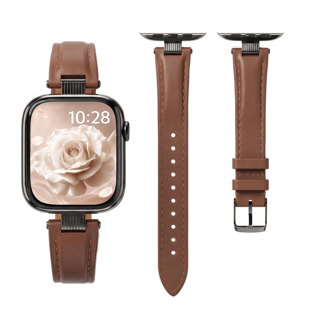 Cavelle Leather Band For Apple Watch