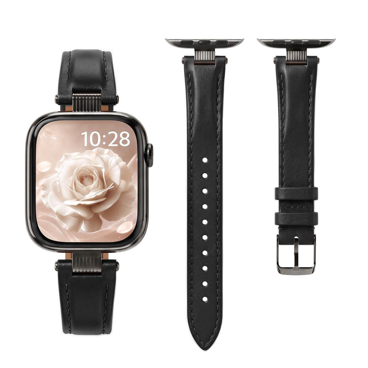 Cavelle Leather Band For Apple Watch