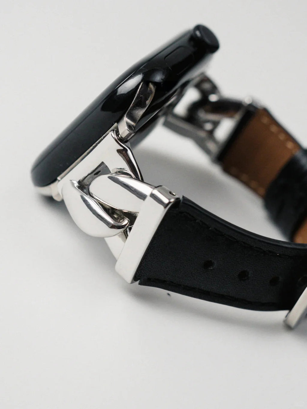 Leather & Chain Apple Watch Band