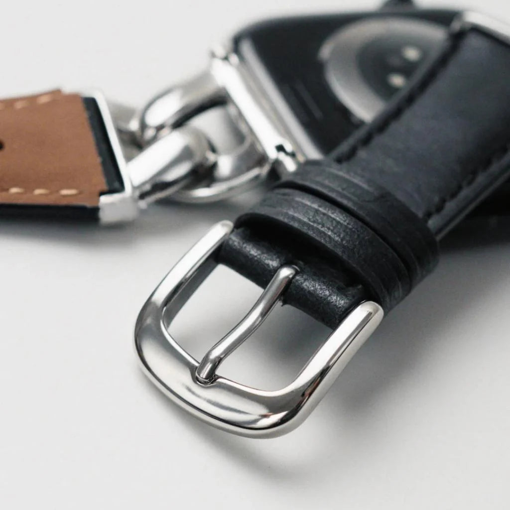 Leather & Chain Apple Watch Band