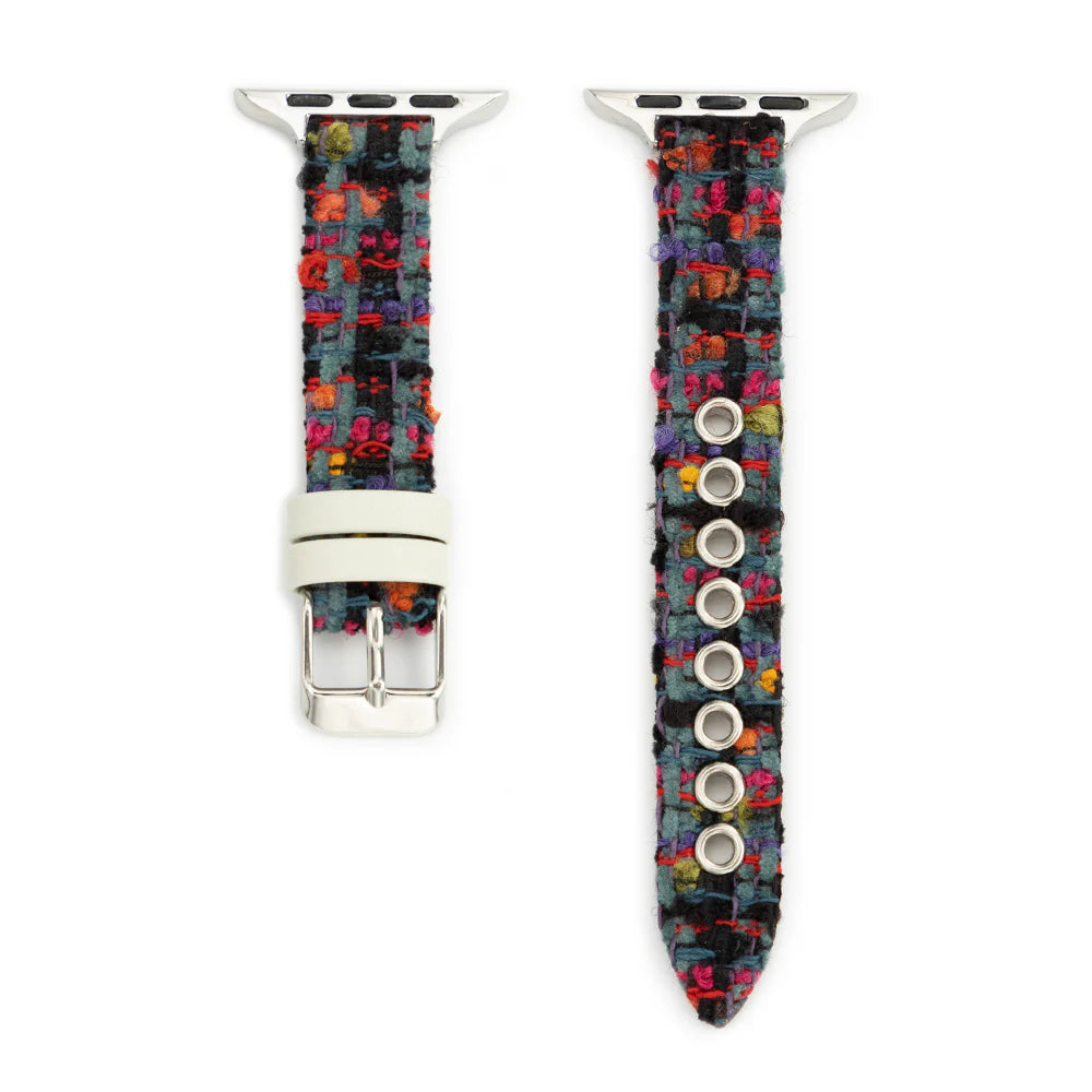 Multicolor Tweed Apple Watch Band