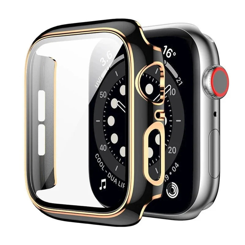 Bicolor Watch Case With Tempered Glass Film
