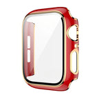 Bicolor Watch Case With Tempered Glass Film