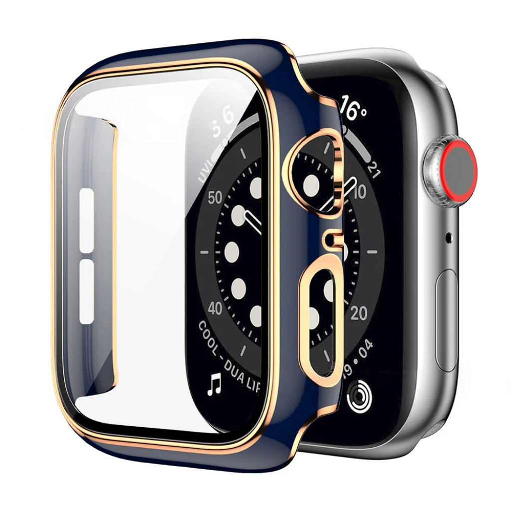 Bicolor Watch Case With Tempered Glass Film