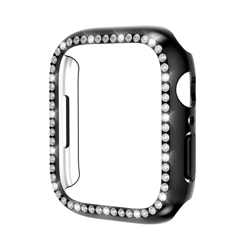 Shiny Tempered Glass Watch Case Cover