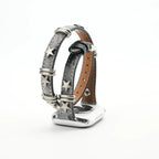 Retro Star Stud Denim Band For Apple Watch