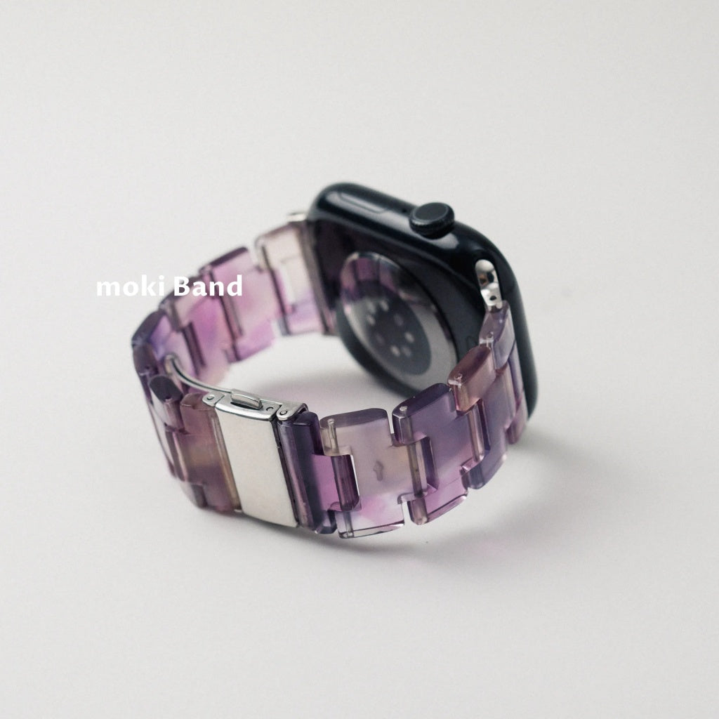 Amber Resin Apple Watch Band